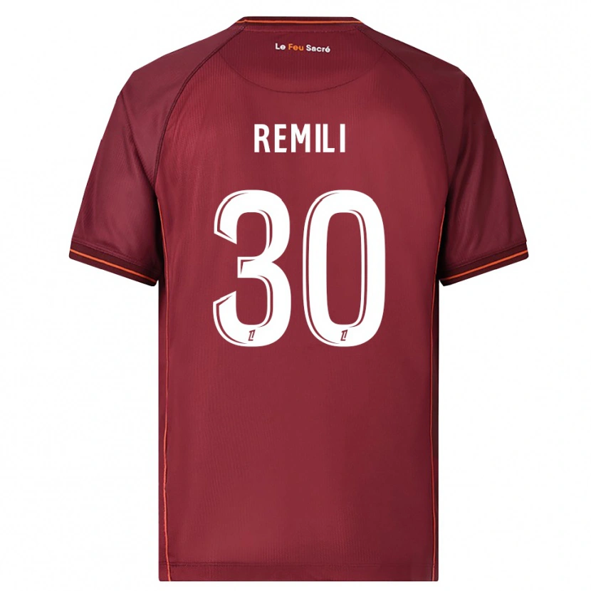 Danxen Dámské Célia Remili #30 Burgundská Bílá Domů Hráčské Dresy 2025/26 Dres