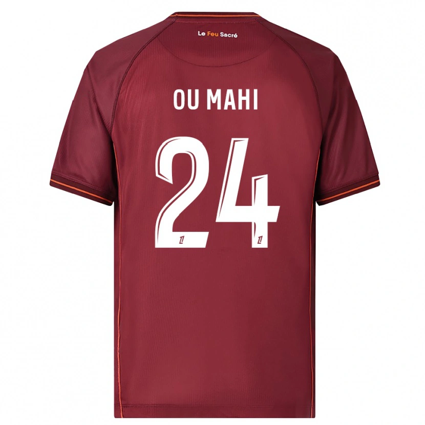 Danxen Dámské Inès Ou Mahi #24 Burgundská Bílá Domů Hráčské Dresy 2025/26 Dres