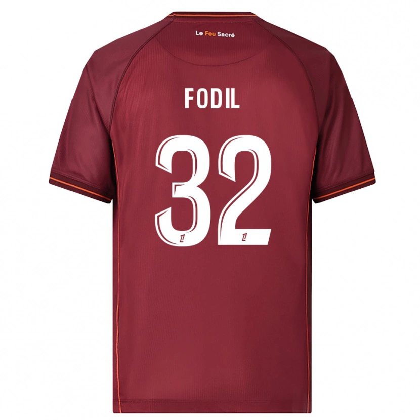 Danxen Dámské Maria Fodil #32 Burgundská Bílá Domů Hráčské Dresy 2025/26 Dres