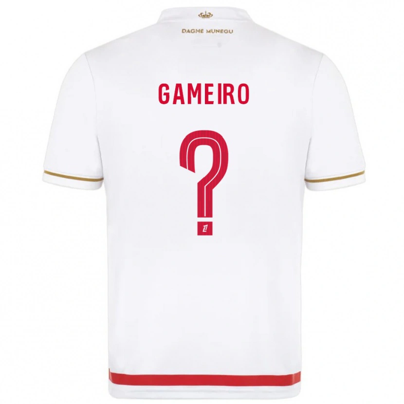 Danxen Dámské Benoît Gameiro #0 Červená Bílá Domů Hráčské Dresy 2025/26 Dres