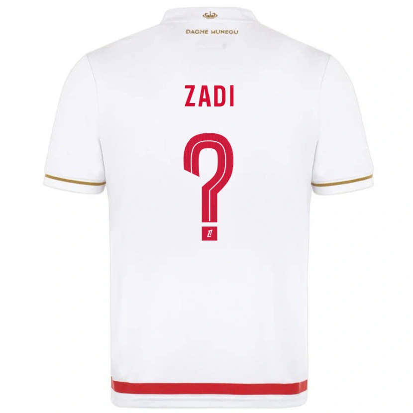 Danxen Dámské Alain Zadi #0 Červená Bílá Domů Hráčské Dresy 2025/26 Dres