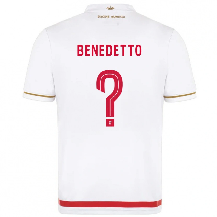 Danxen Dámské Antéo Benedetto #0 Červená Bílá Domů Hráčské Dresy 2025/26 Dres
