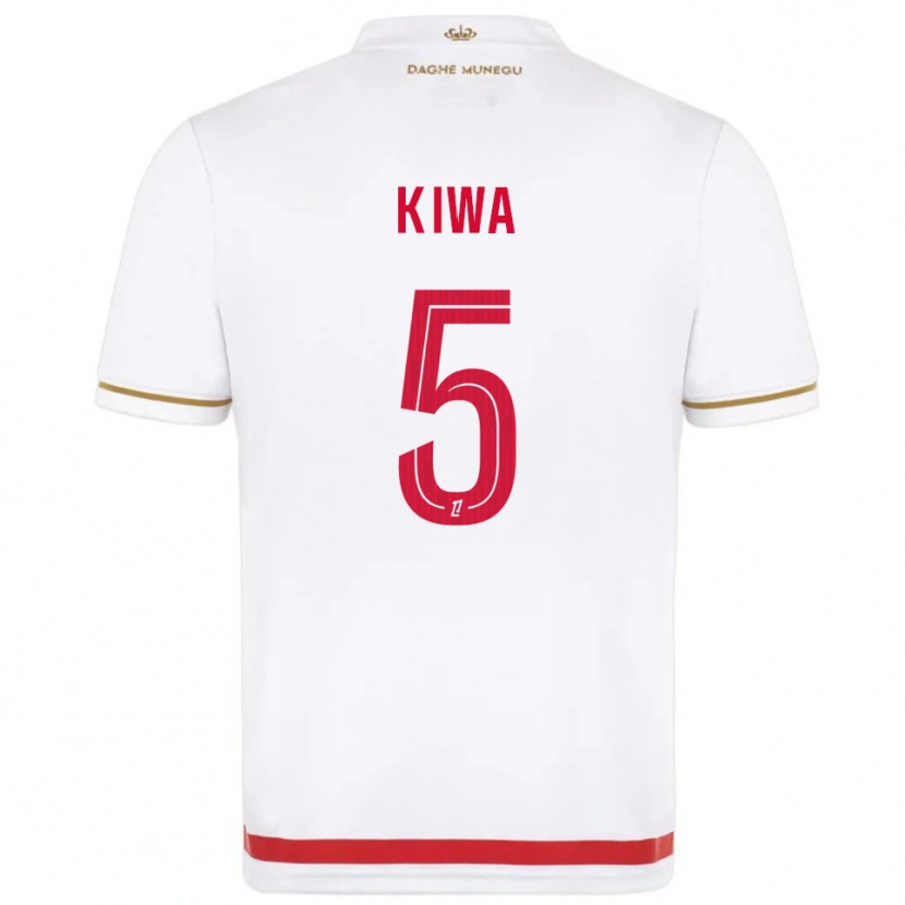 Danxen Dámské Bradel Kiwa #5 Červená Bílá Domů Hráčské Dresy 2025/26 Dres