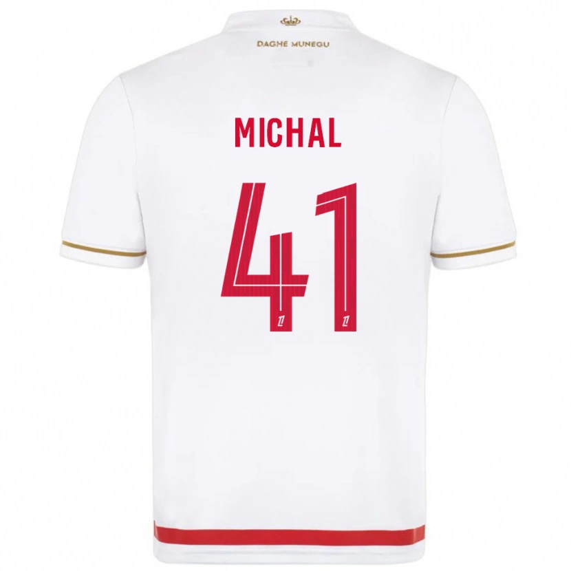 Danxen Dámské Lucas Michal #41 Červená Bílá Domů Hráčské Dresy 2025/26 Dres