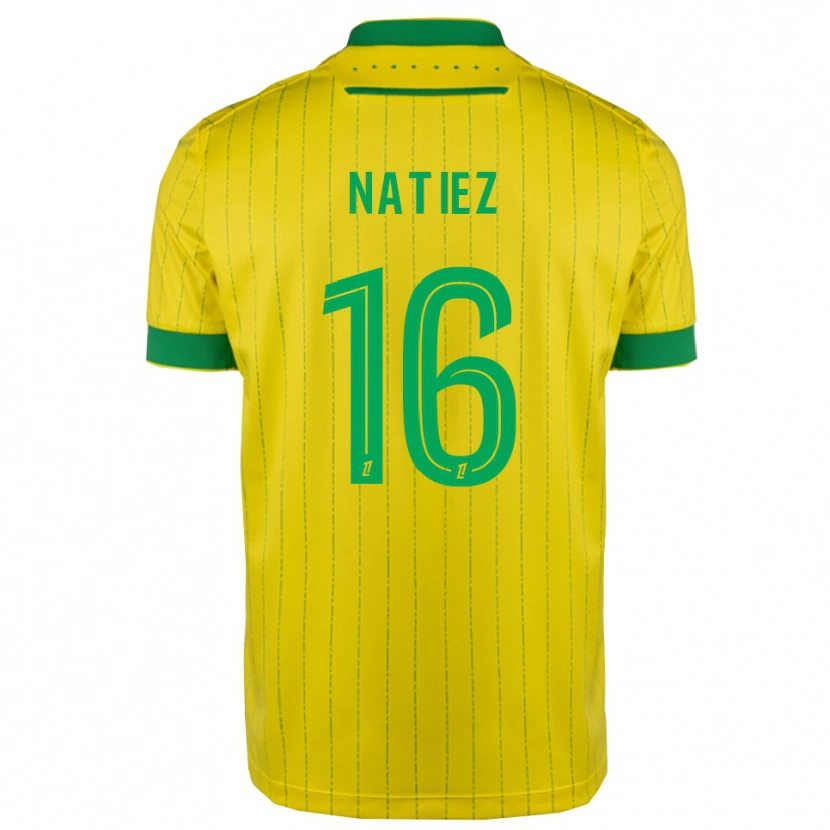 Danxen Dámské Stanislas Natiez #16 Žlutá Zelená Domů Hráčské Dresy 2025/26 Dres