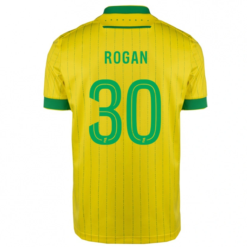 Danxen Dámské Manja Rogan #30 Žlutá Zelená Domů Hráčské Dresy 2025/26 Dres