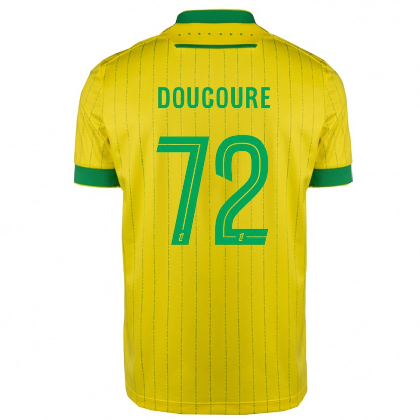 Danxen Dámské Sékou Doucouré #72 Žlutá Zelená Domů Hráčské Dresy 2025/26 Dres
