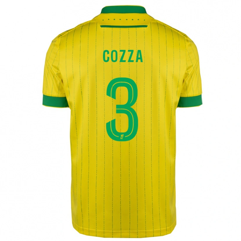 Danxen Dámské Nicolas Cozza #3 Žlutá Zelená Domů Hráčské Dresy 2025/26 Dres