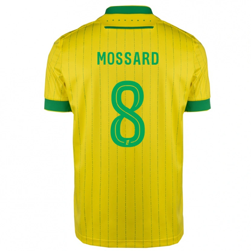 Danxen Dámské Juliette Mossard #8 Žlutá Zelená Domů Hráčské Dresy 2025/26 Dres