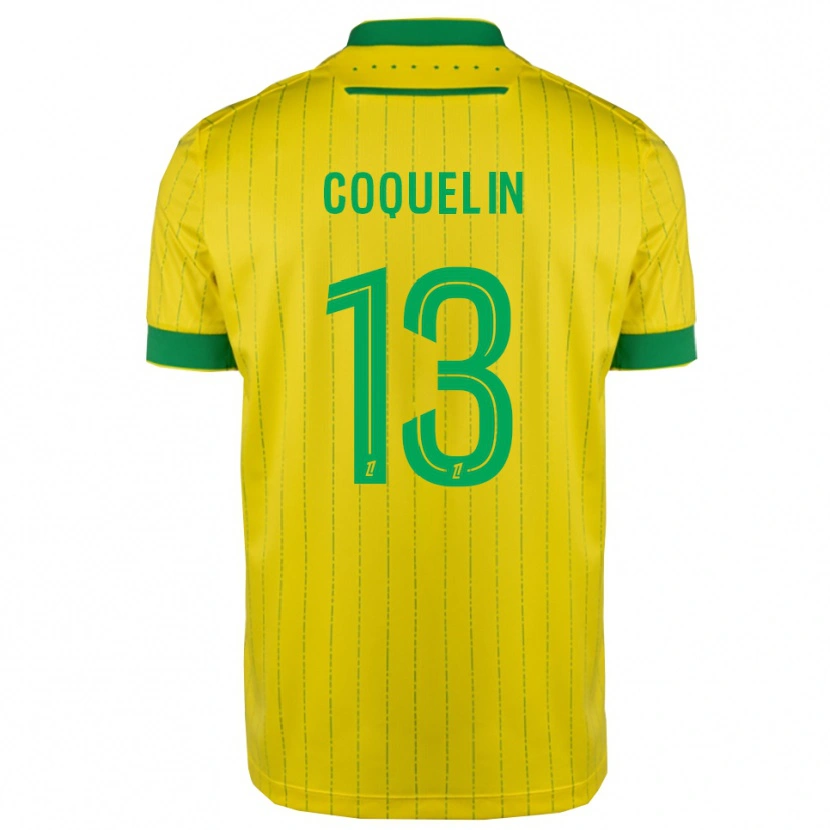 Danxen Dámské Francis Coquelin #13 Žlutá Zelená Domů Hráčské Dresy 2025/26 Dres