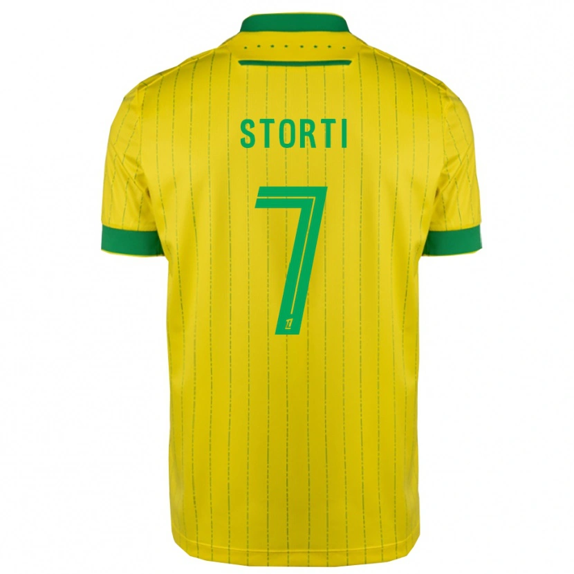 Danxen Dámské Lalia Storti #7 Žlutá Zelená Domů Hráčské Dresy 2025/26 Dres
