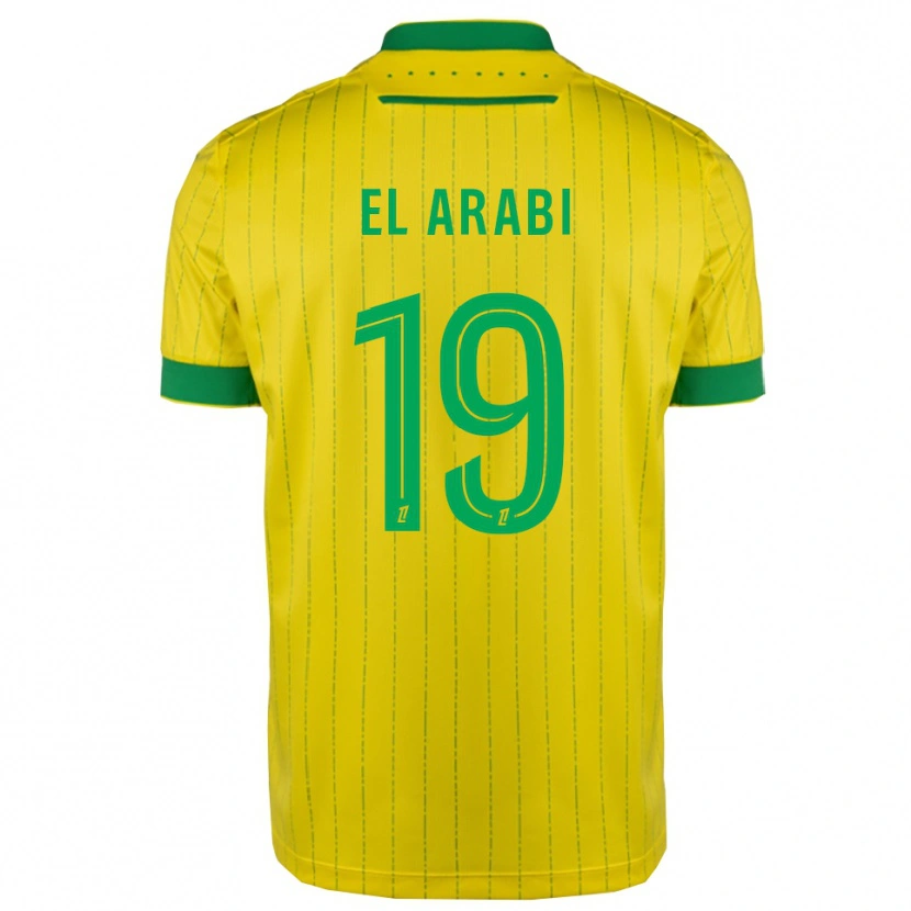 Danxen Dámské Youssef El Arabi #19 Žlutá Zelená Domů Hráčské Dresy 2025/26 Dres