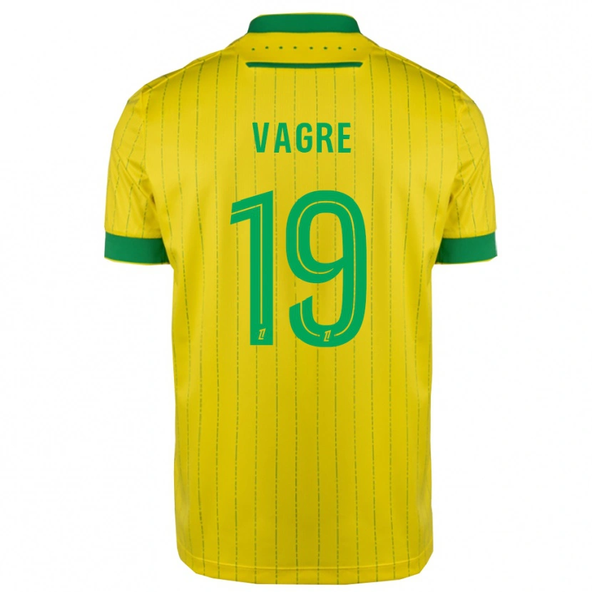 Danxen Dámské Naomie Vagre #19 Žlutá Zelená Domů Hráčské Dresy 2025/26 Dres