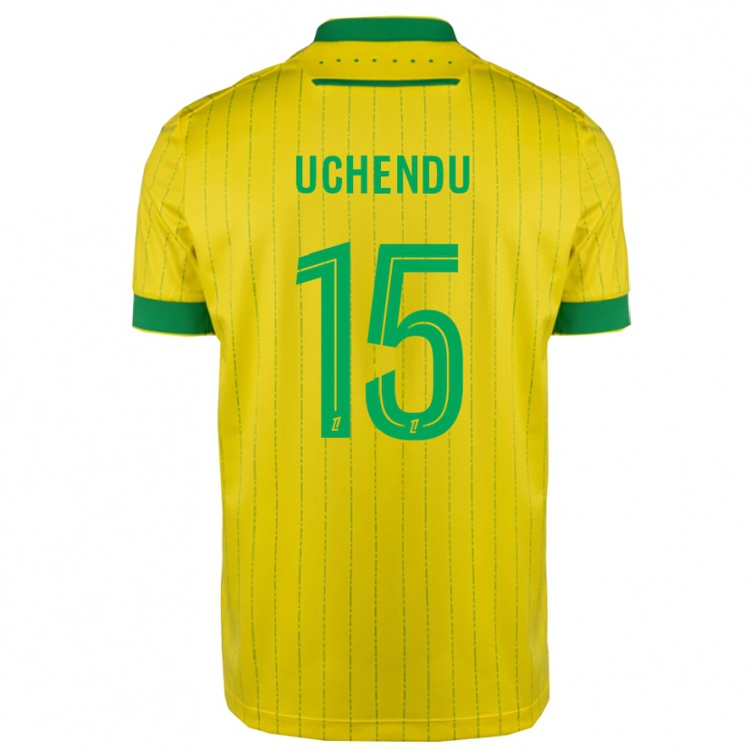 Danxen Dámské Chinaza Uchendu #15 Žlutá Zelená Domů Hráčské Dresy 2025/26 Dres