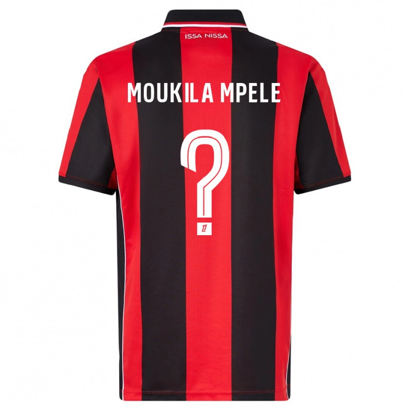 Danxen Dámské Beny Moukila Mpele #0 Červená Černá Domů Hráčské Dresy 2025/26 Dres