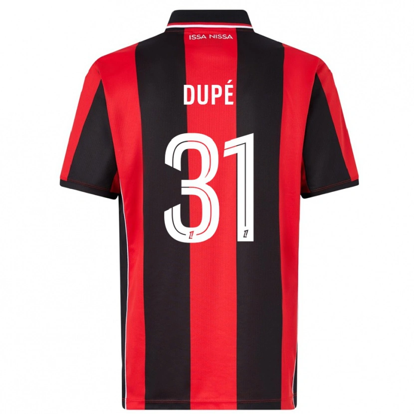 Danxen Dámské Maxime Dupé #31 Červená Černá Domů Hráčské Dresy 2025/26 Dres