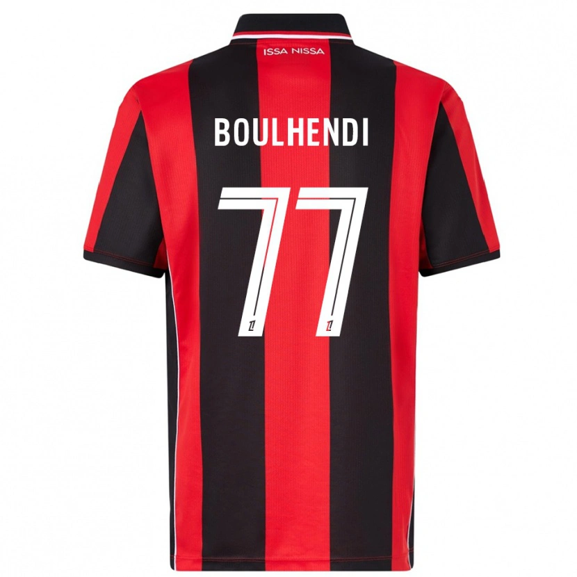 Danxen Dámské Teddy Boulhendi #77 Červená Černá Domů Hráčské Dresy 2025/26 Dres