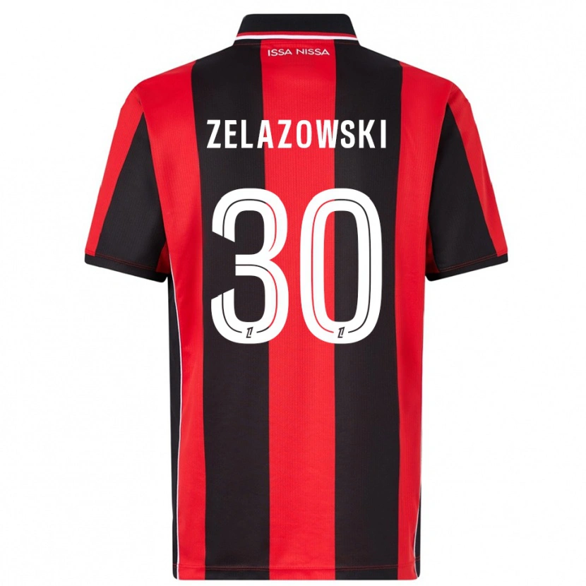 Danxen Dámské Bartosz Zelazowski #30 Červená Černá Domů Hráčské Dresy 2025/26 Dres