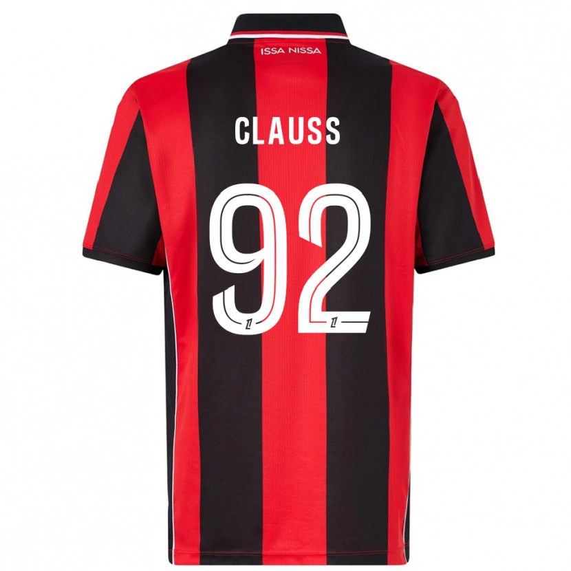 Danxen Dámské Jonathan Clauss #92 Červená Černá Domů Hráčské Dresy 2025/26 Dres