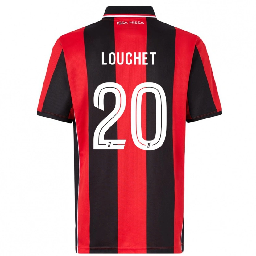 Danxen Dámské Tom Louchet #20 Červená Černá Domů Hráčské Dresy 2025/26 Dres