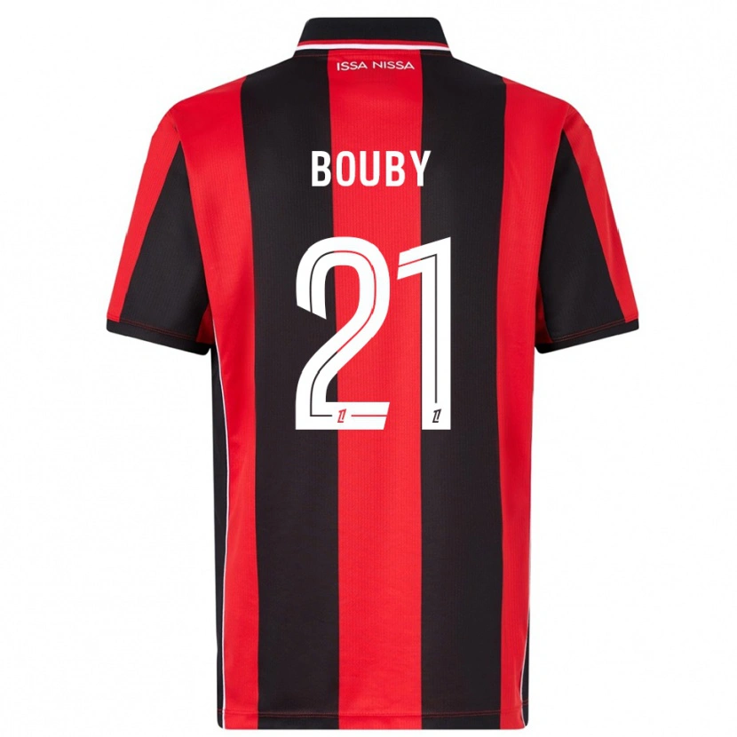 Danxen Dámské Coline Bouby #21 Červená Černá Domů Hráčské Dresy 2025/26 Dres