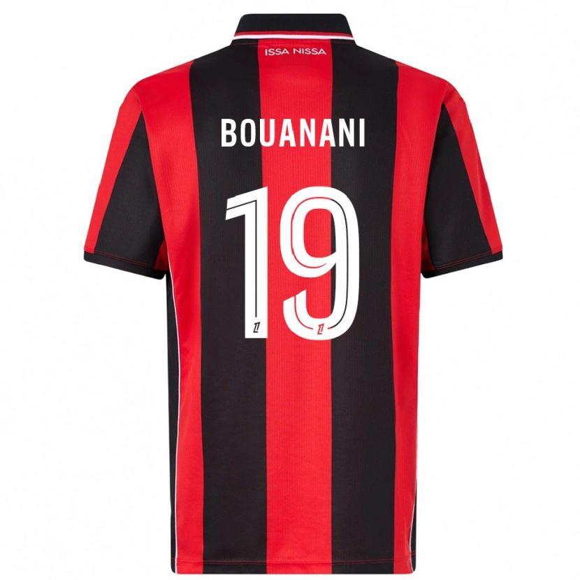 Danxen Dámské Badredine Bouanani #19 Červená Černá Domů Hráčské Dresy 2025/26 Dres