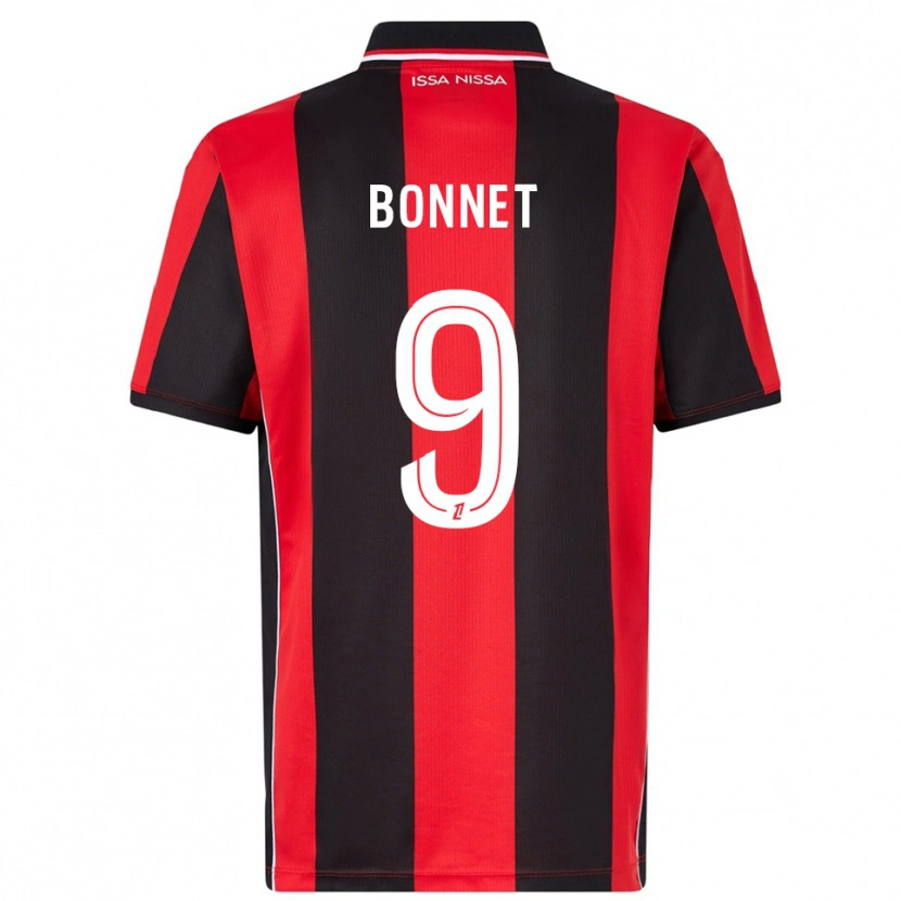 Danxen Dámské Thomas Bonnet #9 Červená Černá Domů Hráčské Dresy 2025/26 Dres