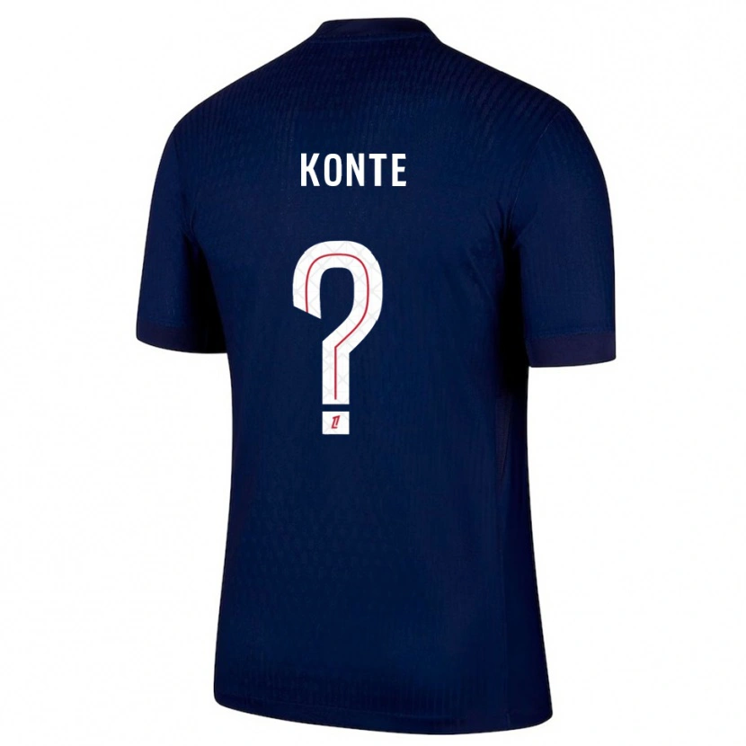 Danxen Dámské Maeta Konte #0 Tmavě Modrá Červená Domů Hráčské Dresy 2025/26 Dres