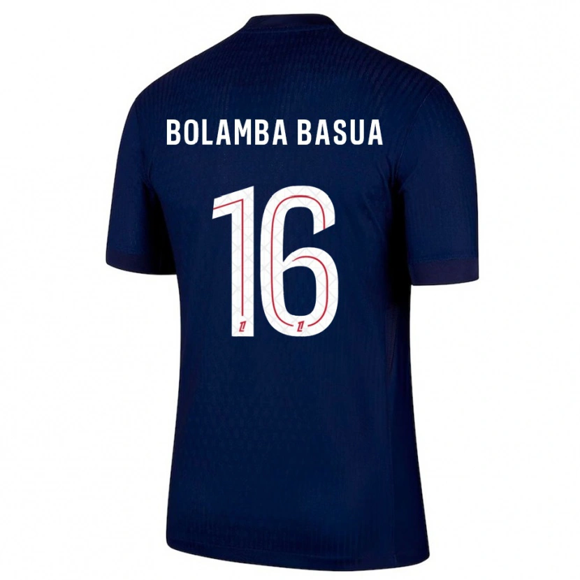 Danxen Dámské Kévin Bolamba Basua #16 Tmavě Modrá Červená Domů Hráčské Dresy 2025/26 Dres