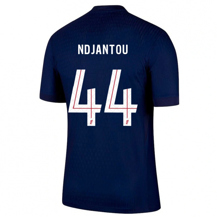 Danxen Dámské Quentin Ndjantou #44 Tmavě Modrá Červená Domů Hráčské Dresy 2025/26 Dres
