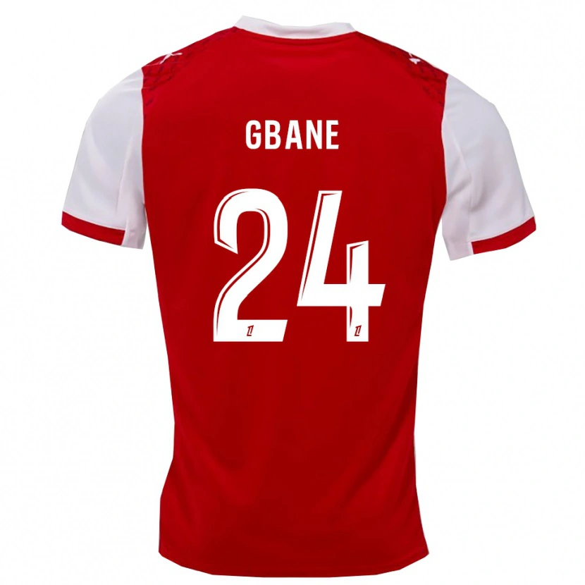 Danxen Dámské Mory Gbane #24 Červená Bílá Domů Hráčské Dresy 2025/26 Dres