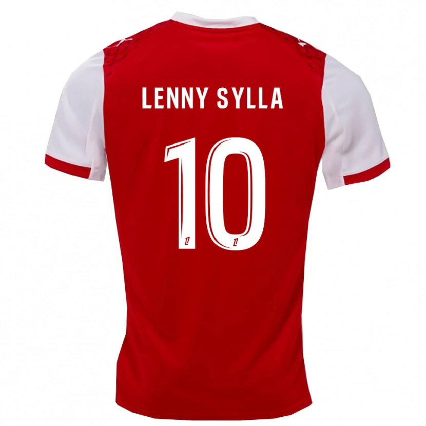 Danxen Dámské Lenny Sylla #10 Červená Bílá Domů Hráčské Dresy 2025/26 Dres