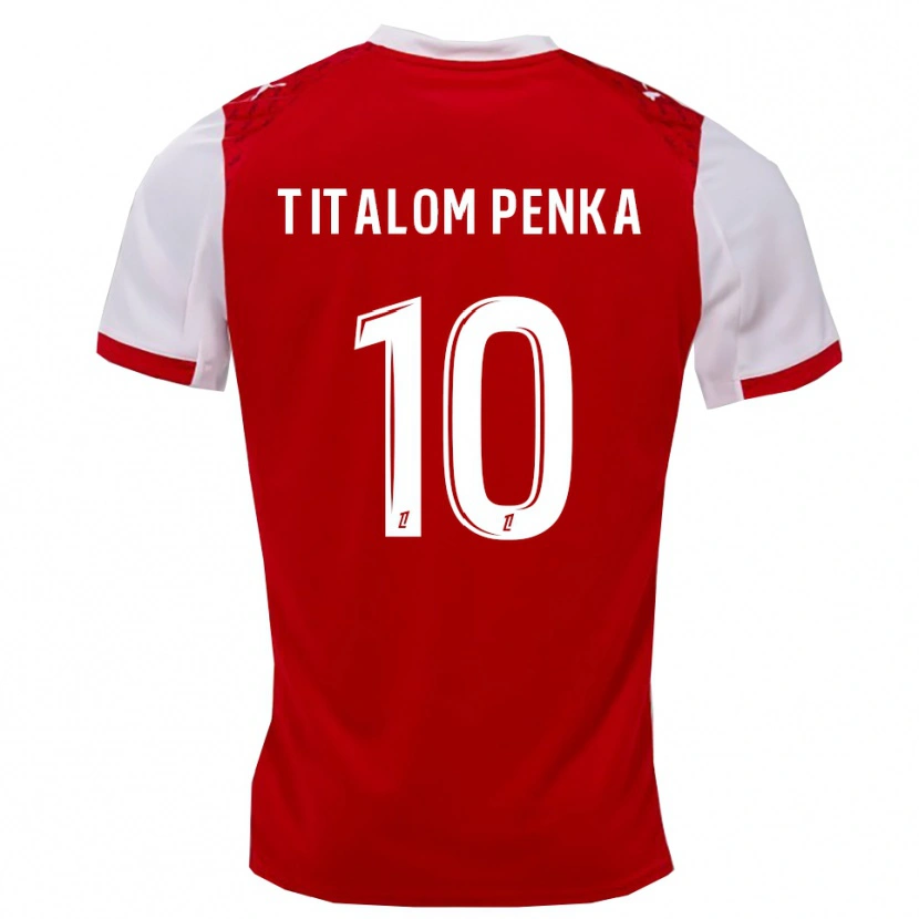 Danxen Dámské Mathéo Titalom Penka #10 Červená Bílá Domů Hráčské Dresy 2025/26 Dres