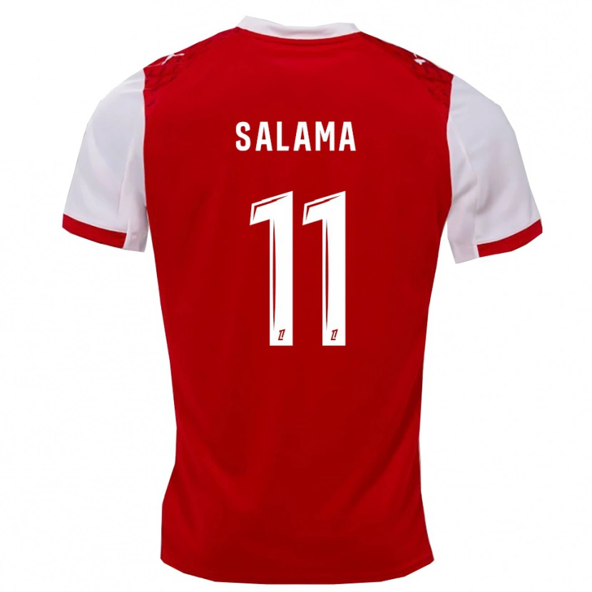 Danxen Dámské Amine Salama #11 Červená Bílá Domů Hráčské Dresy 2025/26 Dres