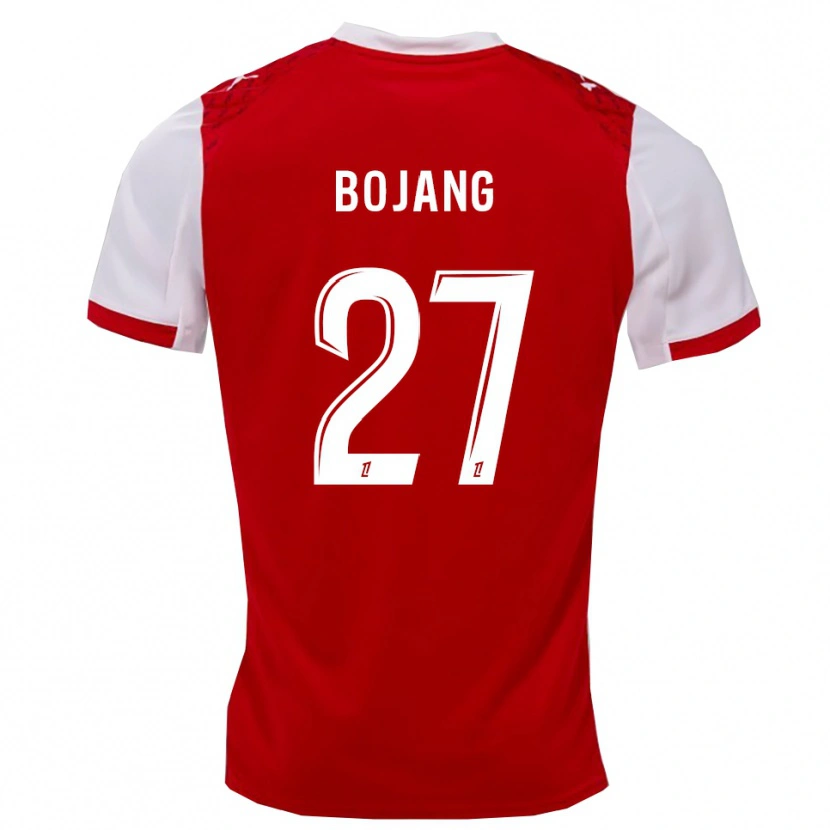Danxen Dámské Adama Bojang #27 Červená Bílá Domů Hráčské Dresy 2025/26 Dres