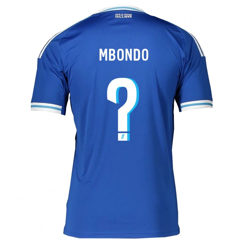 Danxen Dámské Fredy André Mbondo #0 Modrá Bílá Domů Hráčské Dresy 2025/26 Dres