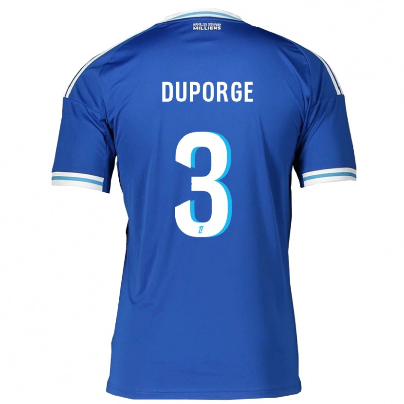 Danxen Dámské Morgane Duporge #3 Modrá Bílá Domů Hráčské Dresy 2025/26 Dres