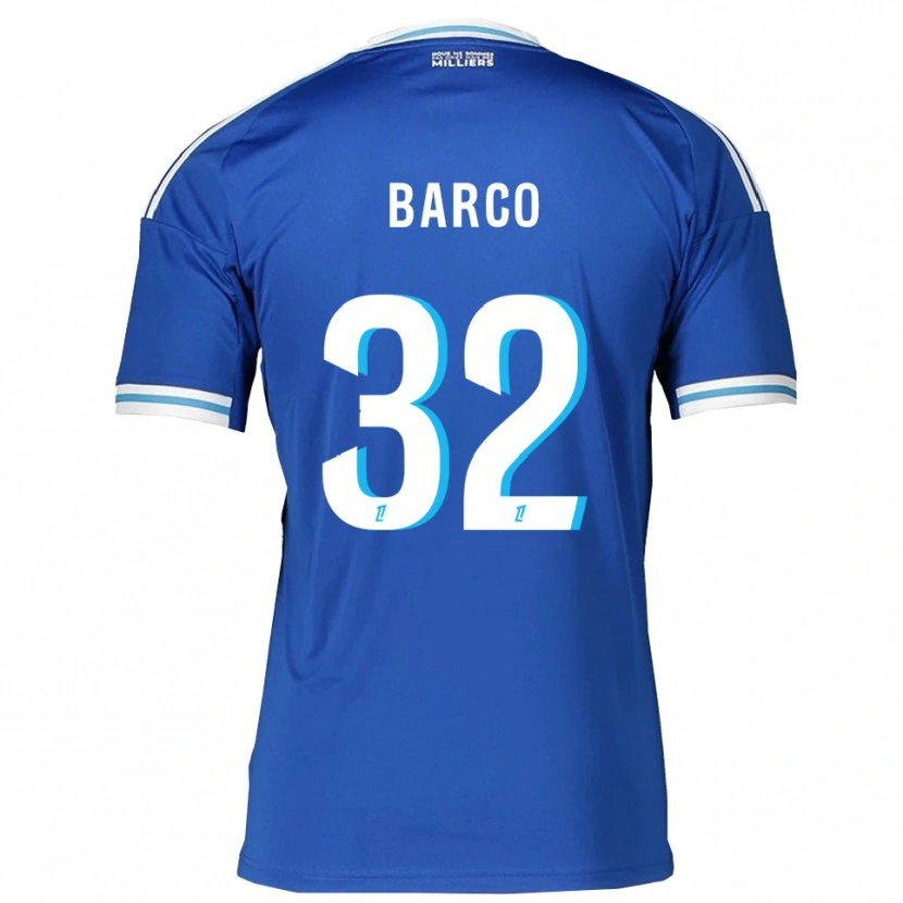 Danxen Dámské Valentín Barco #32 Modrá Bílá Domů Hráčské Dresy 2025/26 Dres