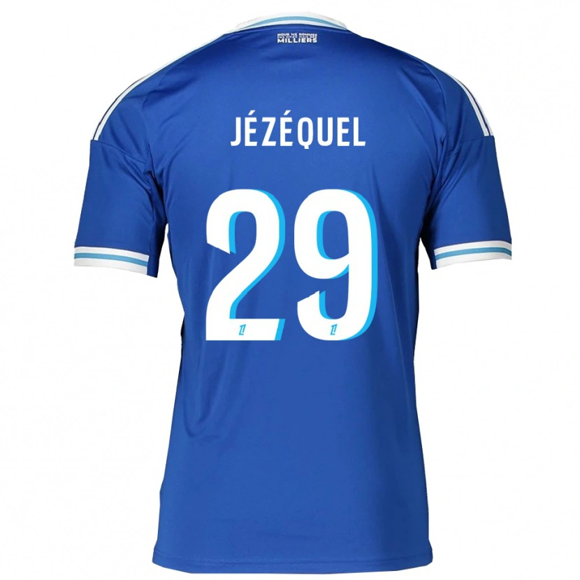 Danxen Dámské Emmy Jézéquel #29 Modrá Bílá Domů Hráčské Dresy 2025/26 Dres