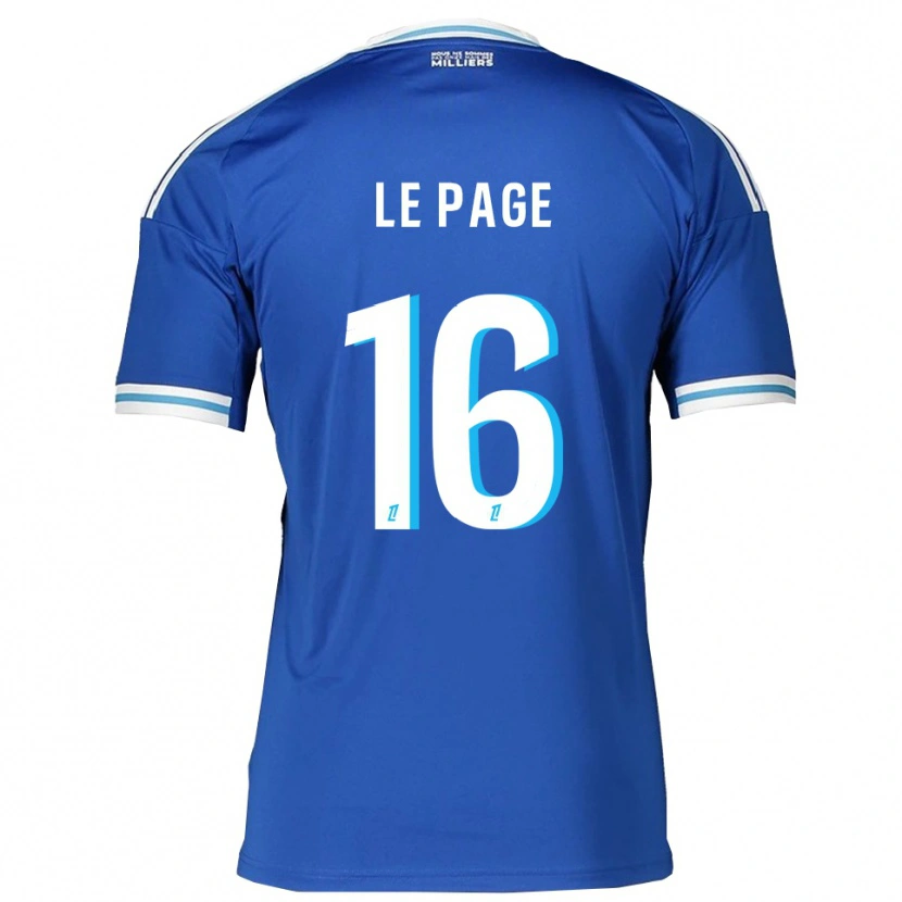 Danxen Dámské Manon Le Page #16 Modrá Bílá Domů Hráčské Dresy 2025/26 Dres
