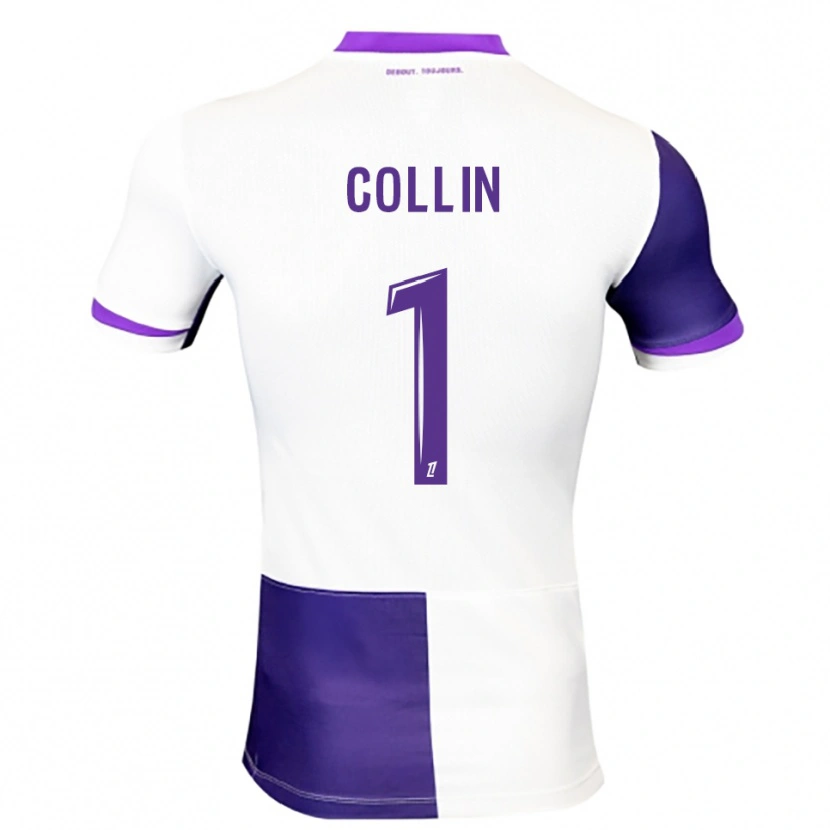 Danxen Dámské Théo Collin #1 Fialová Bílá Domů Hráčské Dresy 2025/26 Dres