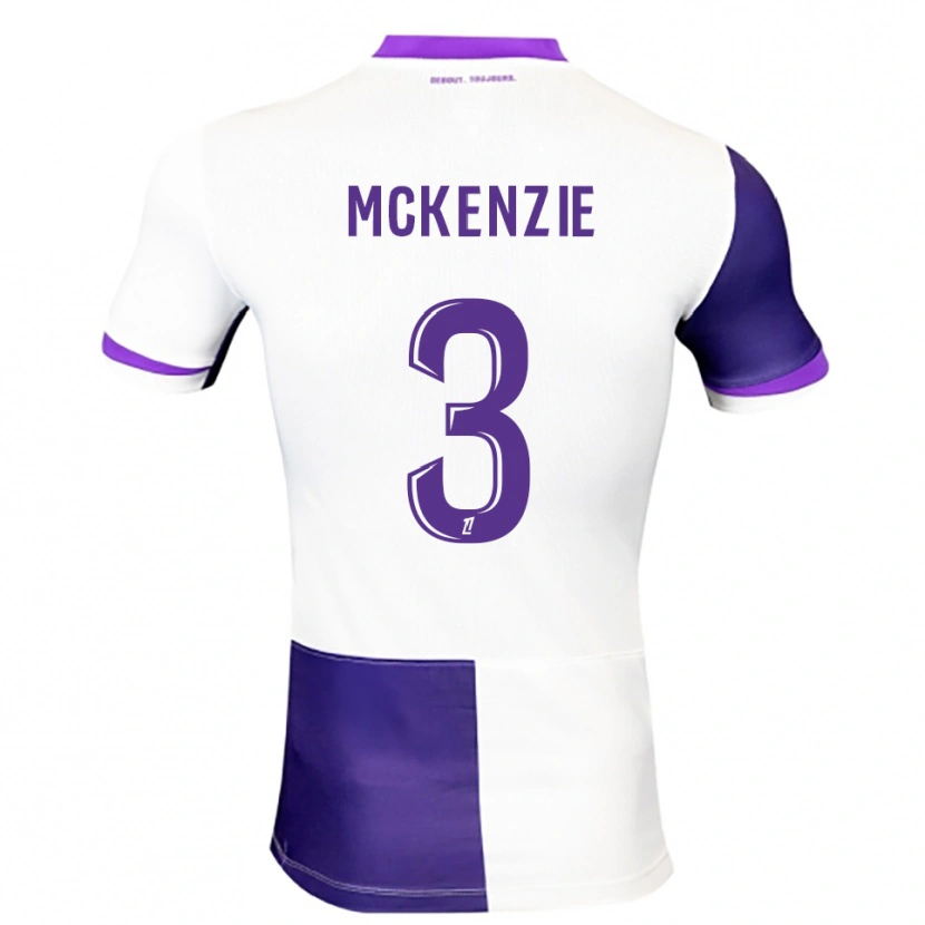 Danxen Dámské Mark Mckenzie #3 Fialová Bílá Domů Hráčské Dresy 2025/26 Dres
