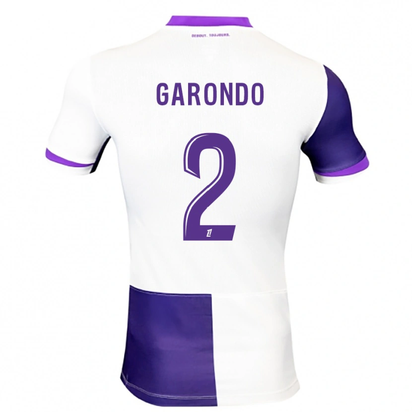 Danxen Dámské Thibaud Garondo #2 Fialová Bílá Domů Hráčské Dresy 2025/26 Dres