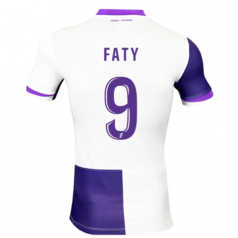 Danxen Dámské Enzo Faty #9 Fialová Bílá Domů Hráčské Dresy 2025/26 Dres