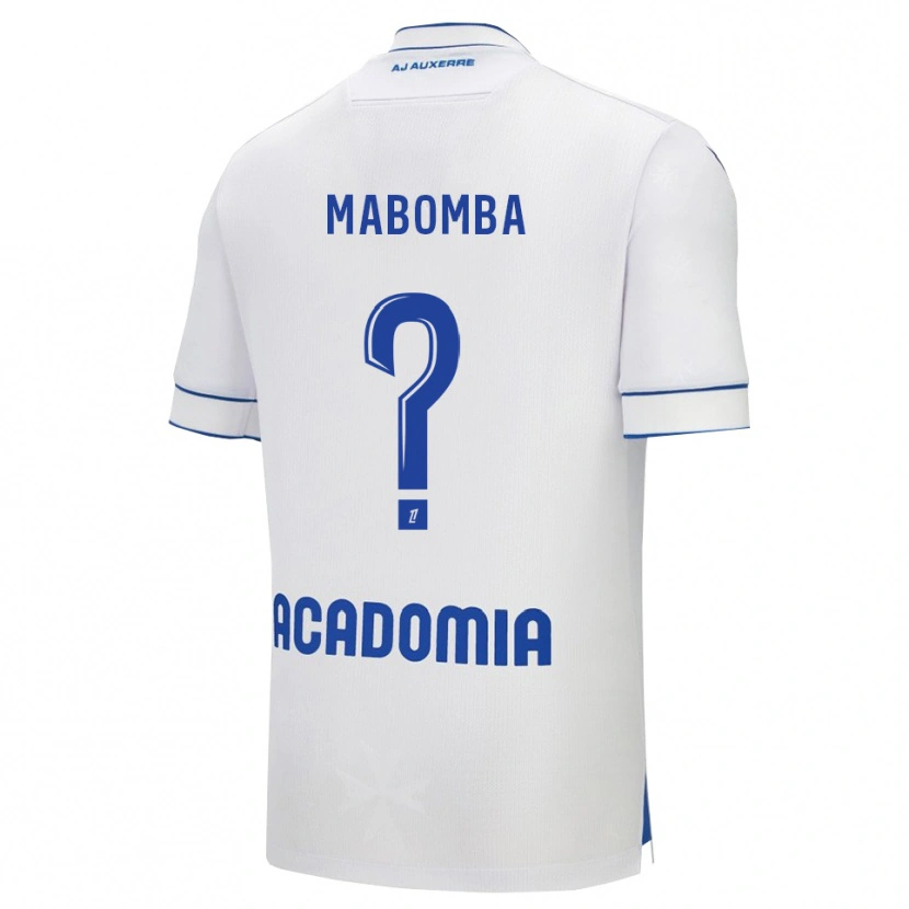 Danxen Dámské Gloria Mabomba #0 Bílá Modrá Domů Hráčské Dresy 2025/26 Dres