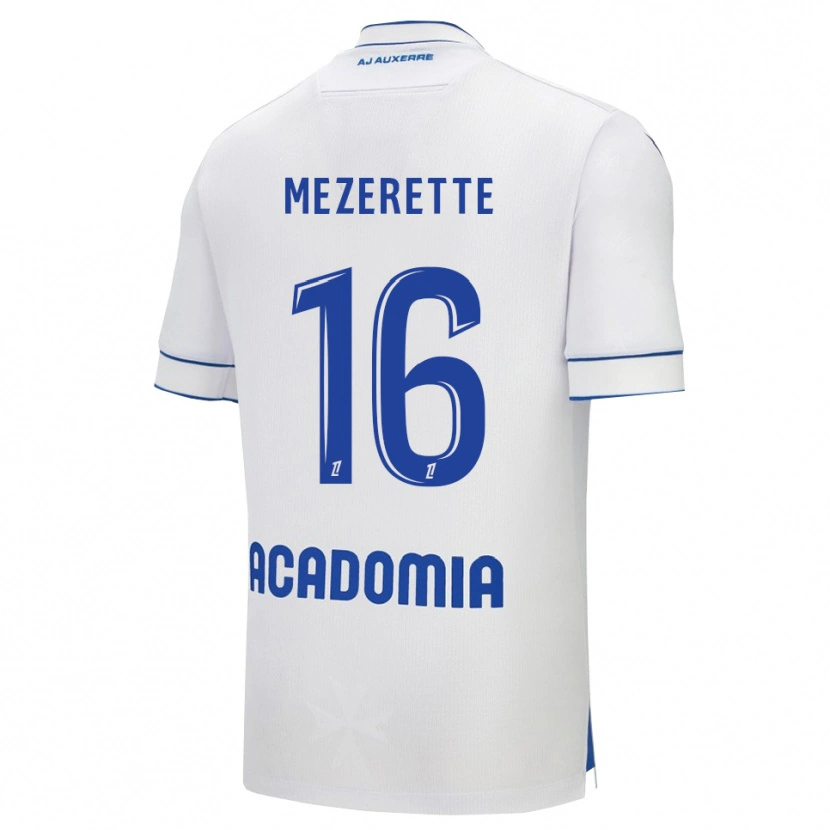 Danxen Dámské Louis Mezerette #16 Bílá Modrá Domů Hráčské Dresy 2025/26 Dres