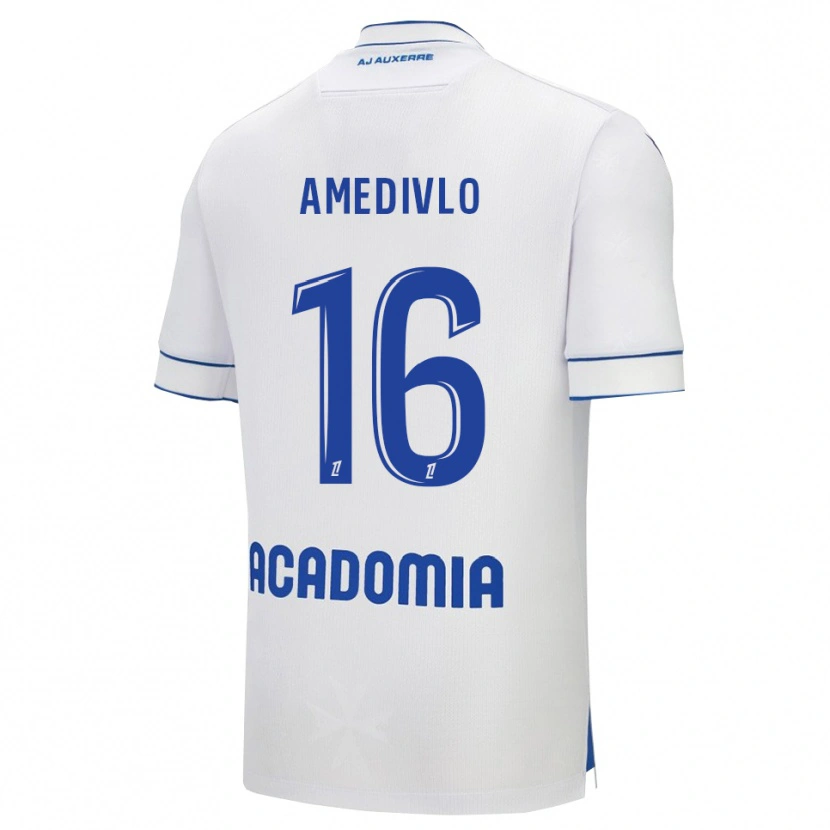 Danxen Dámské Rayann Amedivlo #16 Bílá Modrá Domů Hráčské Dresy 2025/26 Dres