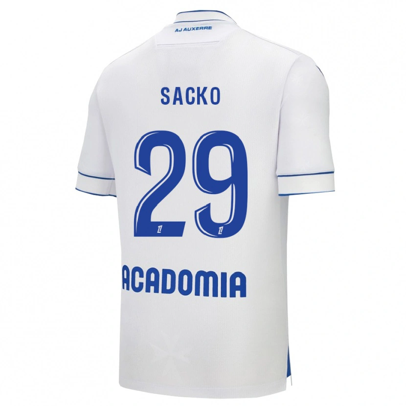 Danxen Dámské Nimetigna Sacko #29 Bílá Modrá Domů Hráčské Dresy 2025/26 Dres