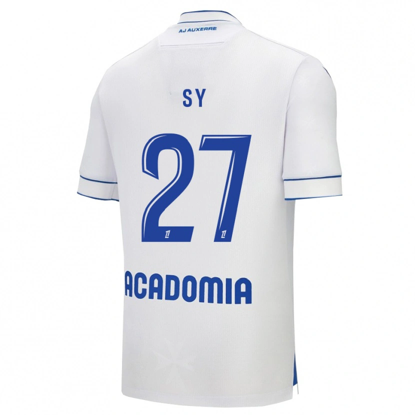 Danxen Dámské Lamine Sy #27 Bílá Modrá Domů Hráčské Dresy 2025/26 Dres