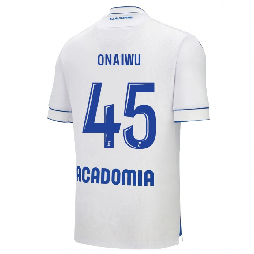 Danxen Dámské Ado Onaiwu #45 Bílá Modrá Domů Hráčské Dresy 2025/26 Dres